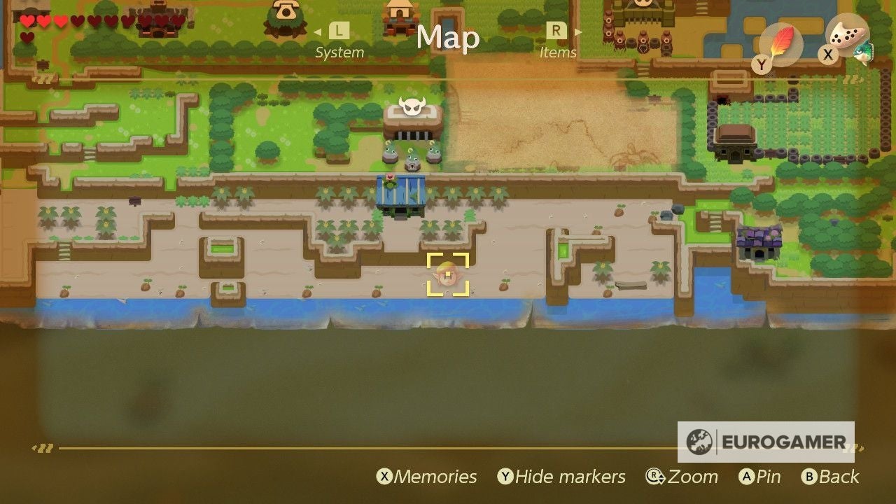 Zelda Link's Awakening trading sequence quest Where to trade the